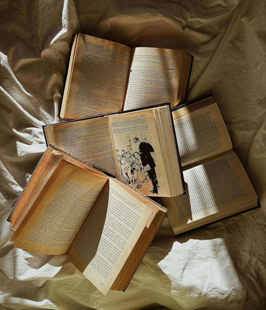 using close reading techniques for a pile of books